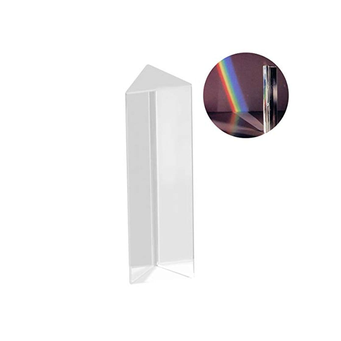 Product UEETEK Prisma triangular de vidrio óptico de cristal para la enseñanza en