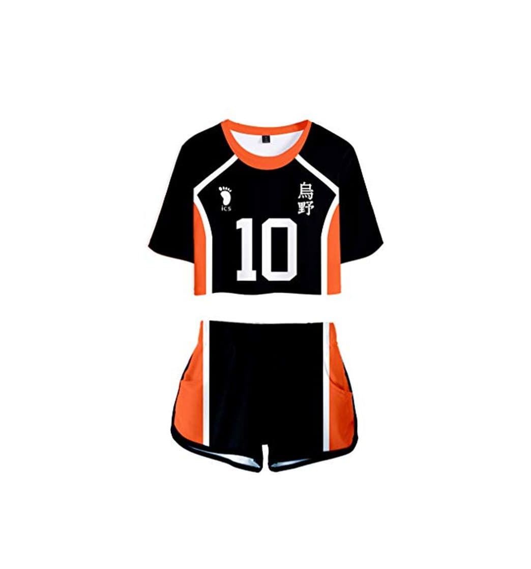 Producto Haikyuu!! TO The Top Cosplay Camiseta Pantalones Cortos del Verano Chándal De