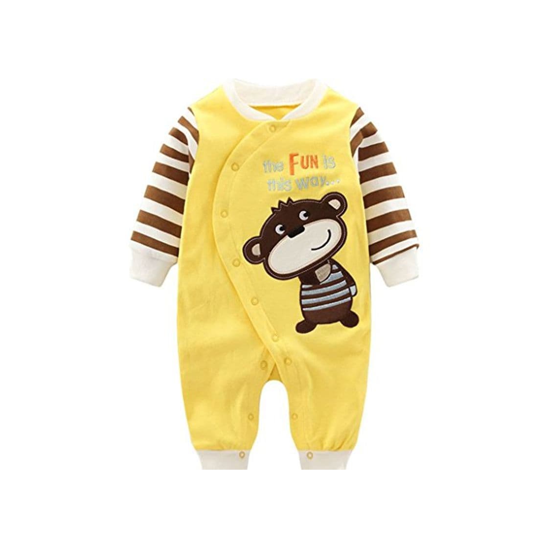 Producto Bebés Pijama Algodón Mameluco Niñas Niños Peleles Sleepsuit Caricatura Trajes