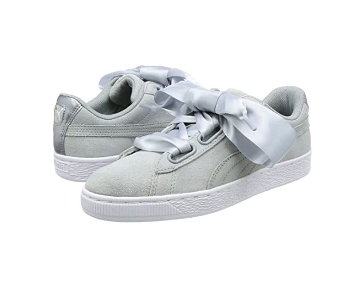 Moda Puma Suede Heart Safari, Zapatillas para Mujer, Beige