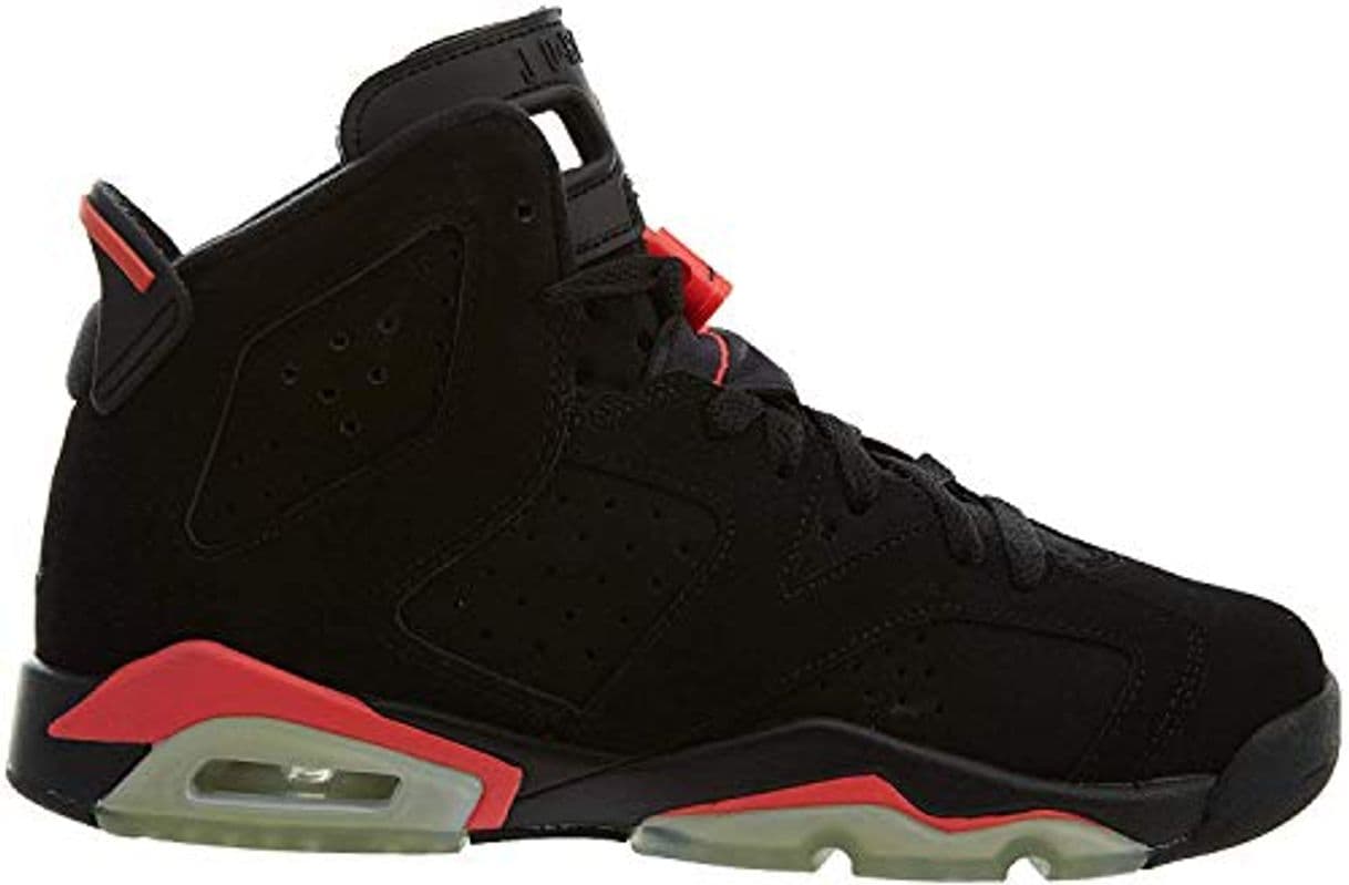 Fashion Nike Air Jordan 6 Retro BG, Zapatillas de Deporte para Niños, Negro/Rojo