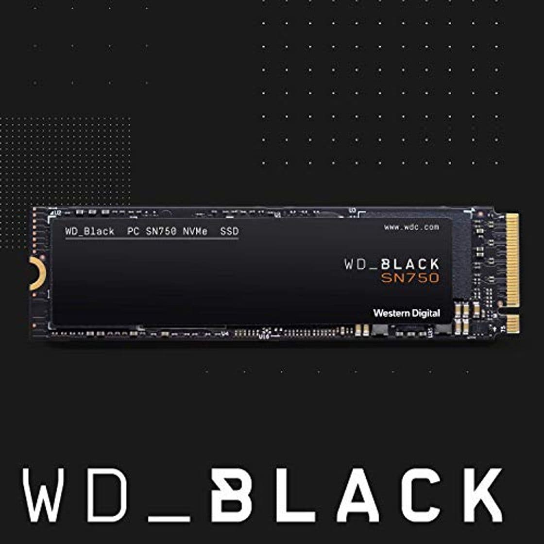 Product WD Black SN750 - SSD Interno NVMe para Gaming de Alto Rendimiento