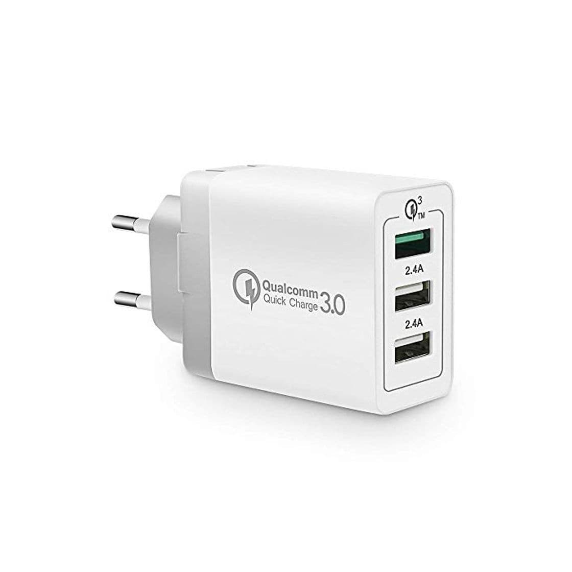 Producto KONKY Cargador USB Multipuerto Quick Charge 3.0 30W Enchufe USB [Qualcomm Certificado]