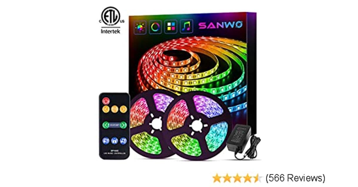 Fashion Sanwo Led Strip Lights Music Sync, 32.8ft/10m Dream ... - Amazon.com