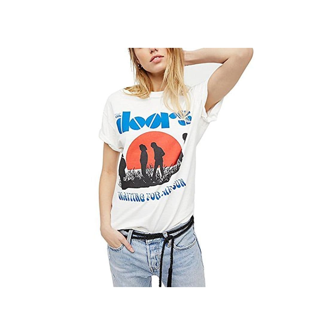 Producto Camisetas Mujer Tumblr Harajuku Vintage Algodón Print Moda Camisas Tops Feminina