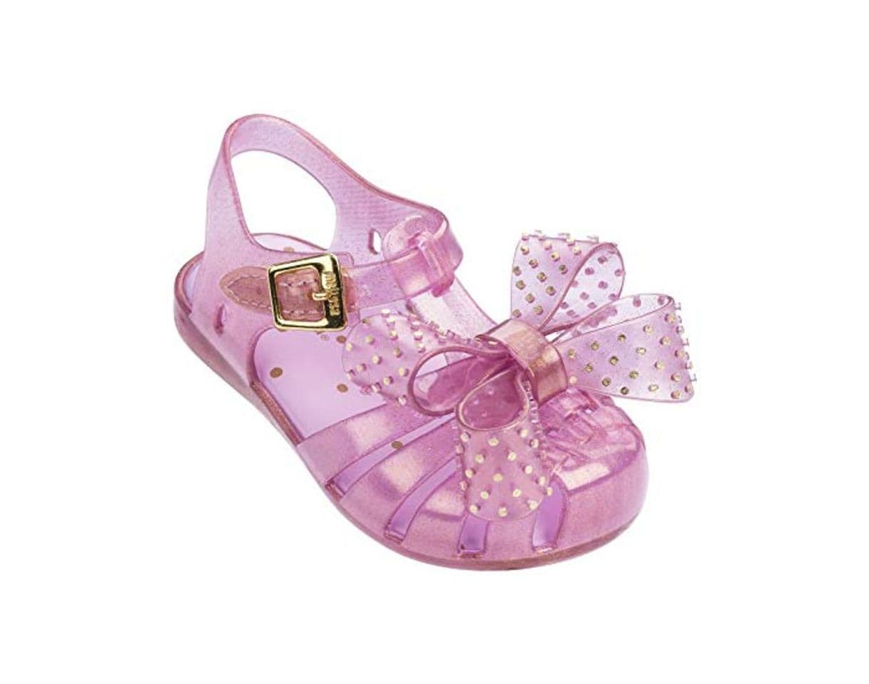 Producto Melissa Mini Aranha Disco Bow Melflex Sandal Pink Glitter-Pink-8 Size 8