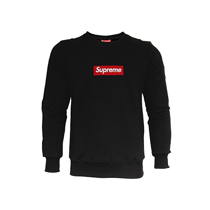 Fashion Supreme Sudadera Italia Hombre Patch Logo sufe 1103 Blanco Dope Skate Streetwear Mode