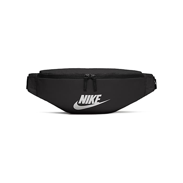 Fitness Nike 2018- Riñonera desportiva, 15 cm, negro