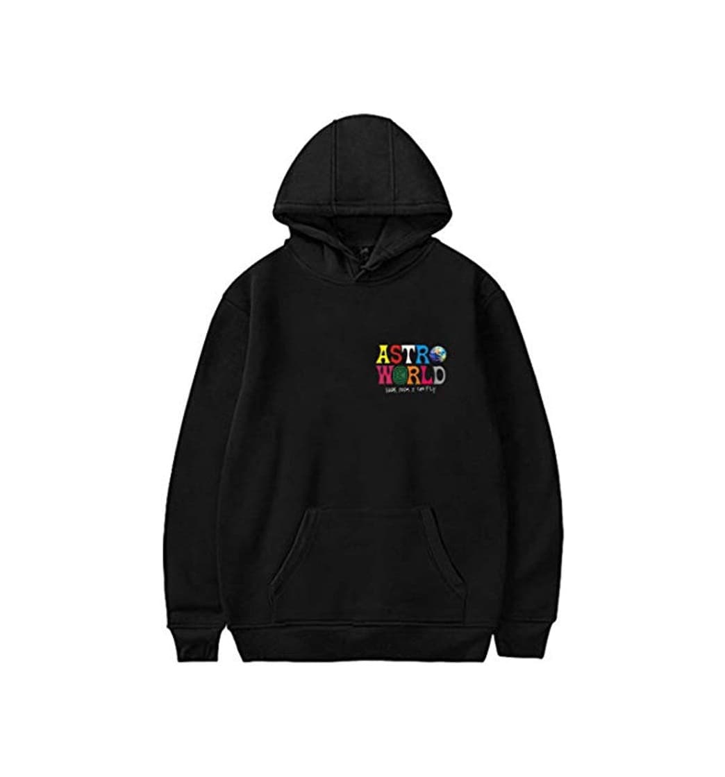 Product PANOZON Sudadera Hombre Impresión de Travis Scott Astroworld Pull-Over Chaqueta con Capucha