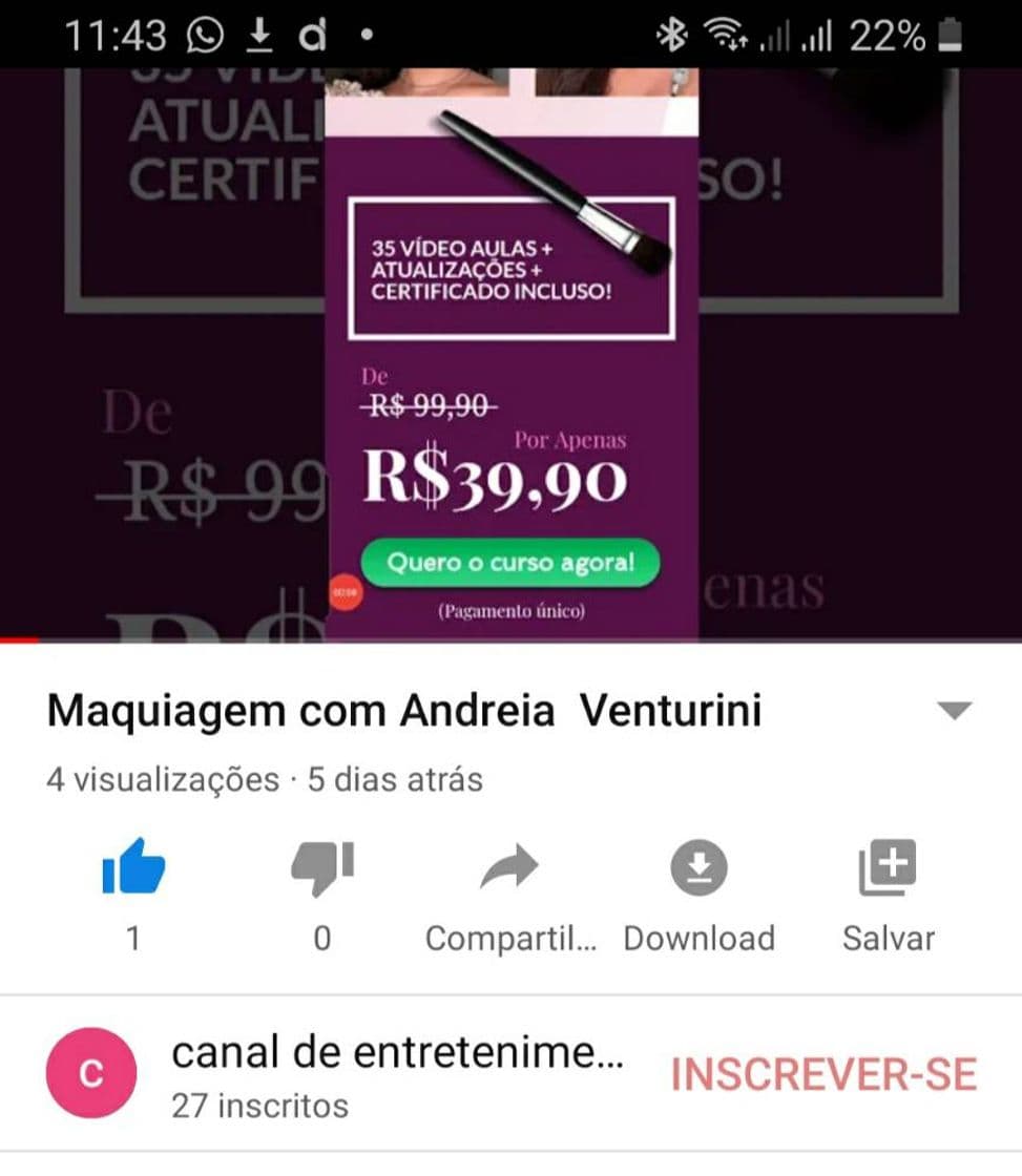 Moda Maquiagem com Andreia venturini