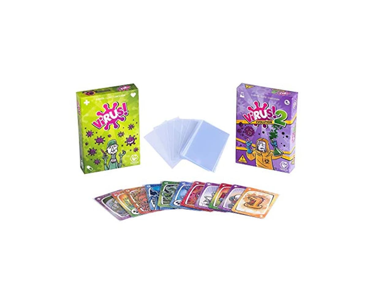 Producto Outletdelocio. Pack Juego de Cartas Virus