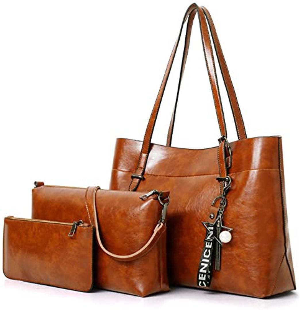 Producto DEERWORD Para mujer Carteras de mano Bolsos bandolera Bolsos bolera Bolsos maletín Cuero Barna