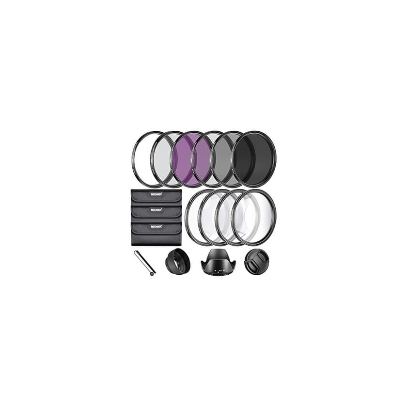 Electrónica Neewer 67MM Kit Accesorios para Filtros de Objetivos para Lentes 67mm Set