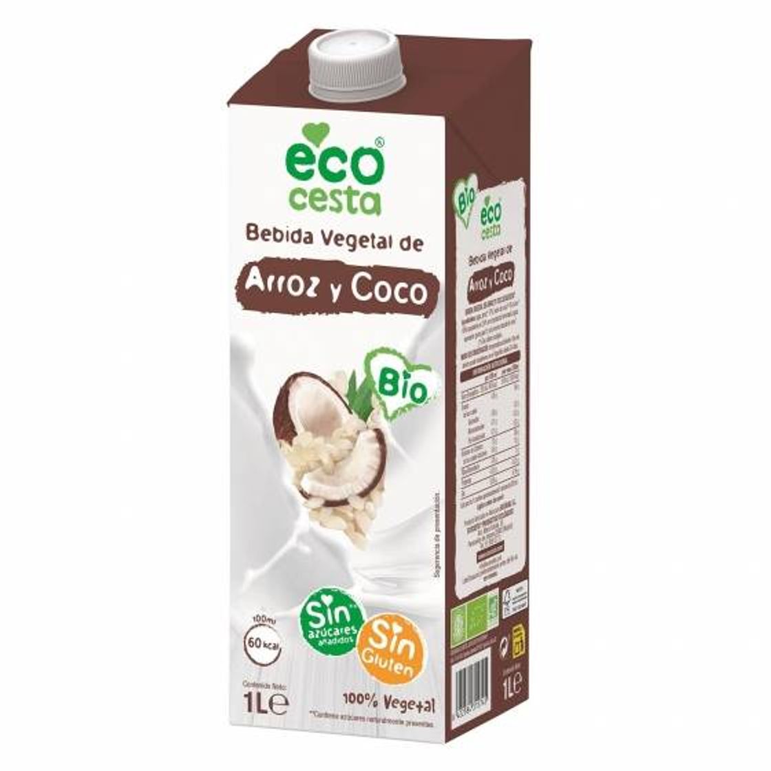 Moda Bebida de arroz y coco - ecocesta - carrefour