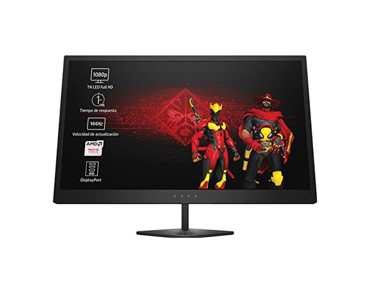 Electronic HP Omen 25 - Monitor para PC Desktop, FHD, 1920 x 1080