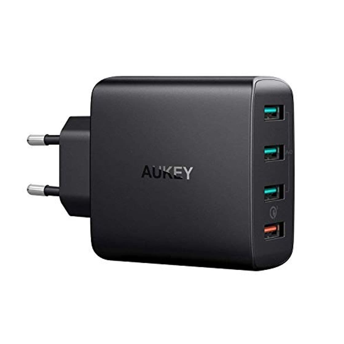 Lugar AUKEY Quick Charge 3.0 Cargador Móvil 4 Puertos 42W Cargador de Pared