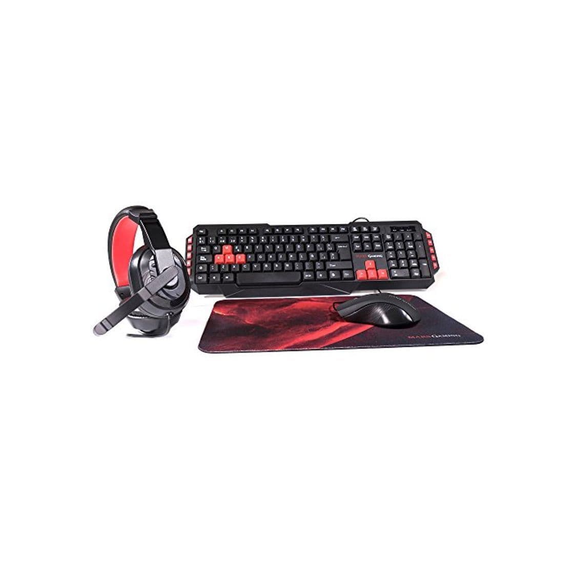 Producto MARSGAMING Mars Gaming MRCP1 - Pack de 4 Productos Gaming