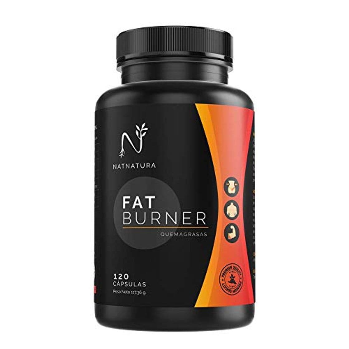 Producto FAT BURNER Nº1. Potente quemagrasas natural alto rendimiento. Termogénico para adelgazar. Suplemento