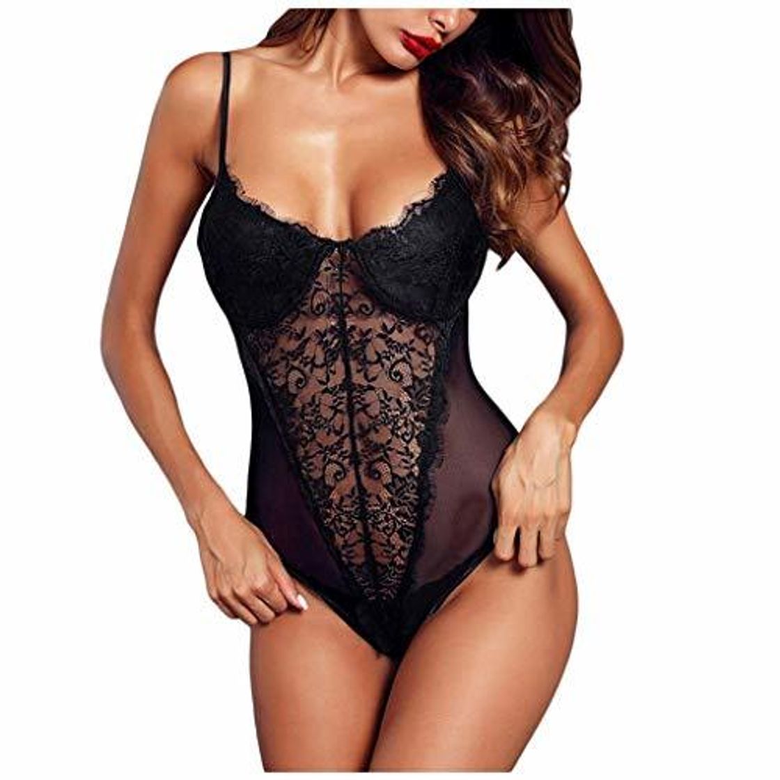 Place Luckycat Body Elástico para Mujer Body para Mujer Mono Leotardo Bodycon Jumpsuit