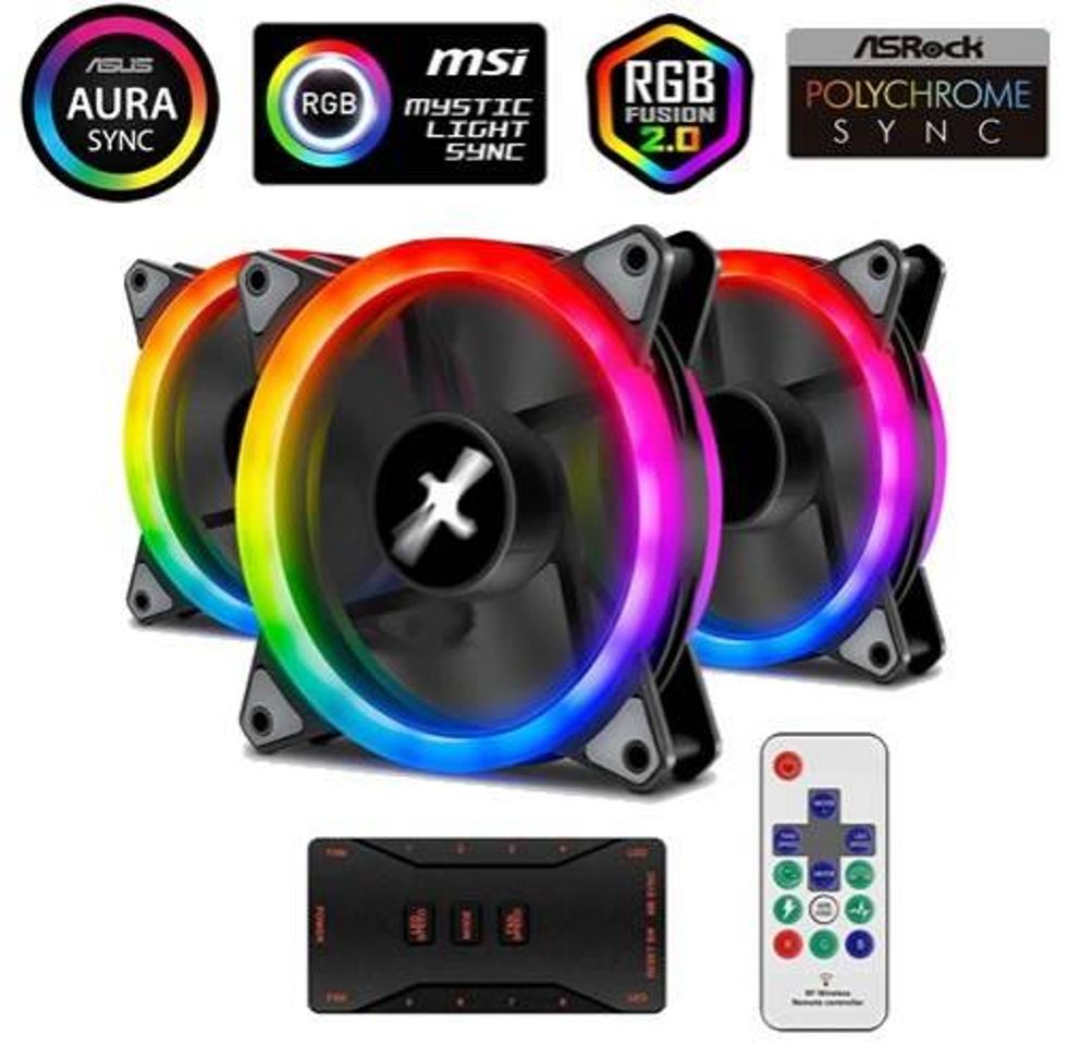 Product Fans Xtreme Series RGB 3x1