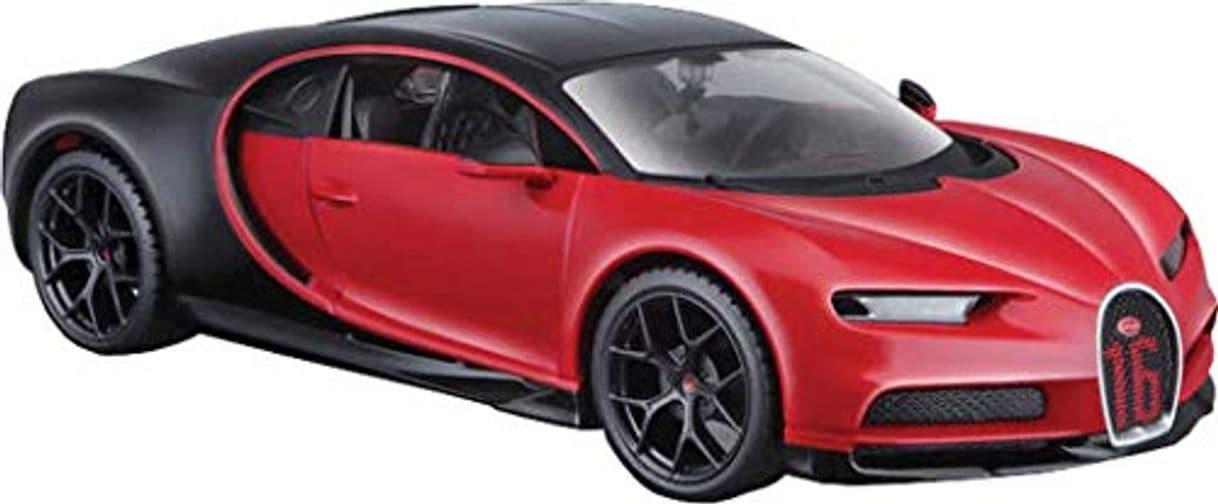 Producto Maisto Bugatti Chiron Sport Negro y Rojo 1:24 / 31524BKR, Color