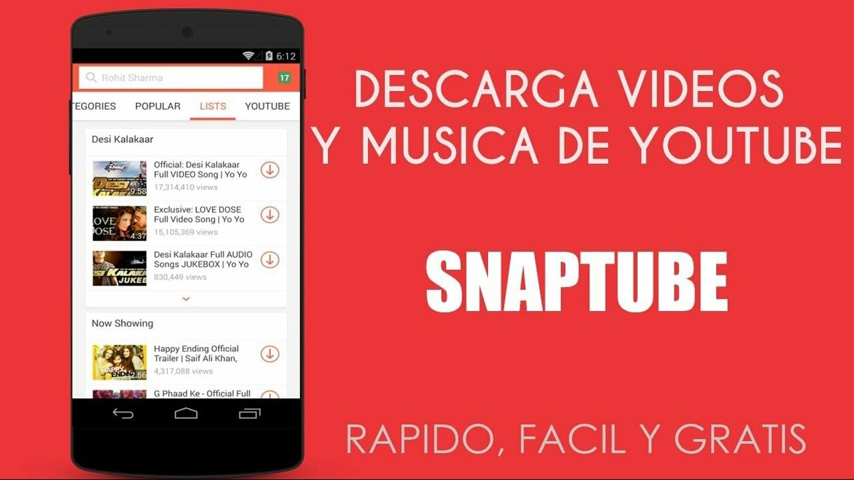 App Snaptube - Descarga musica y videos de YouTube GRATIS ...