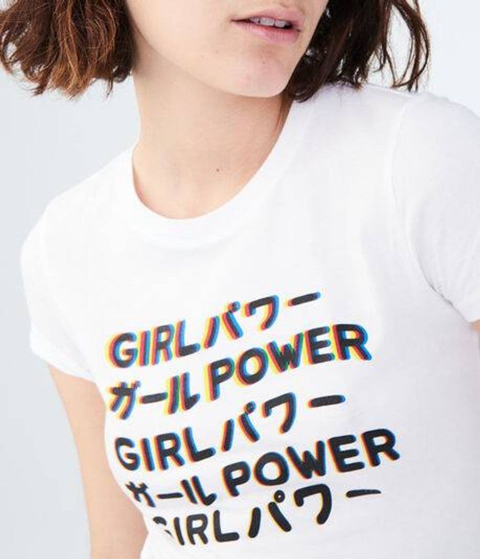 Moda Free State Japanese Girl Power Graphic Tee