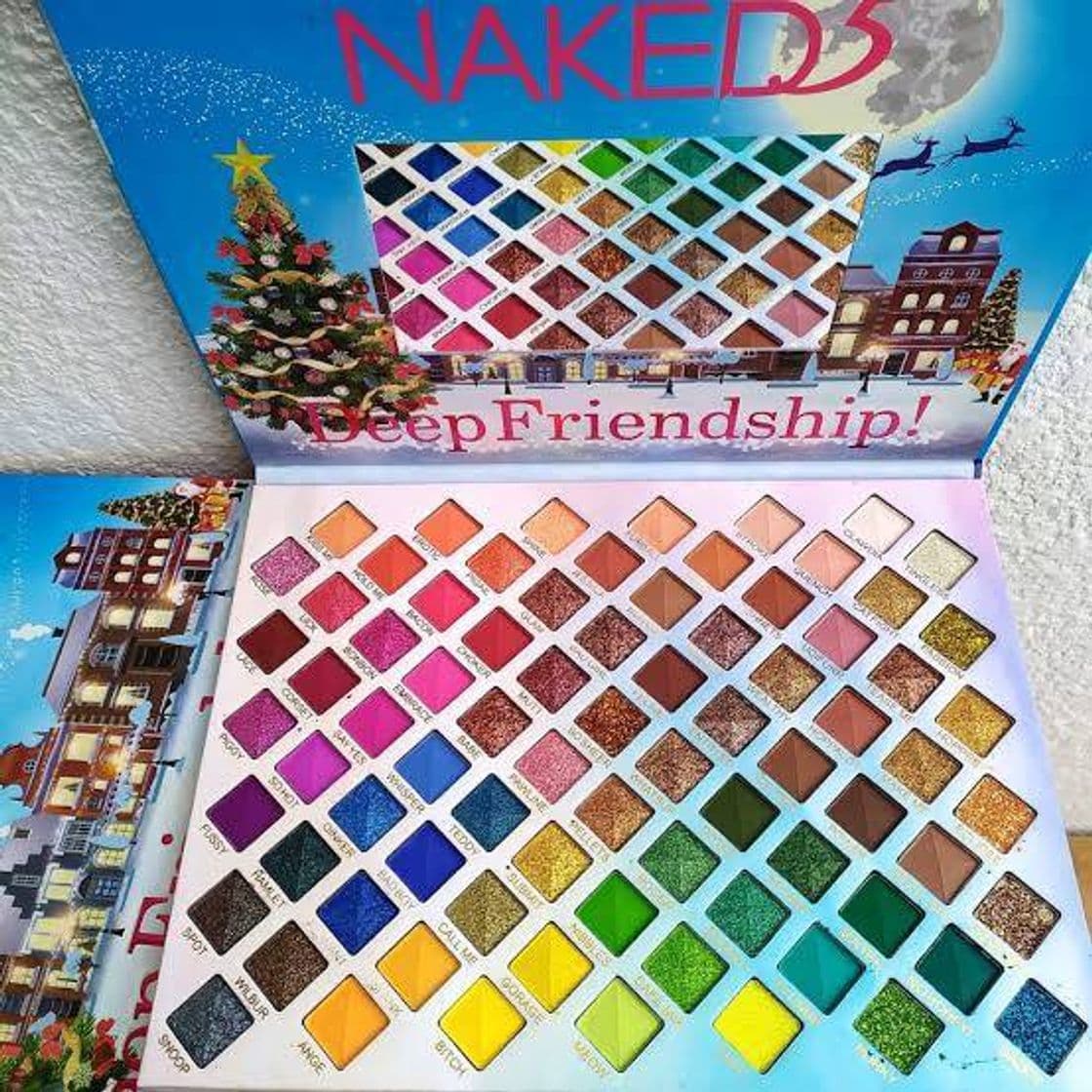 Moda Paleta de sombras deep friendship naked

