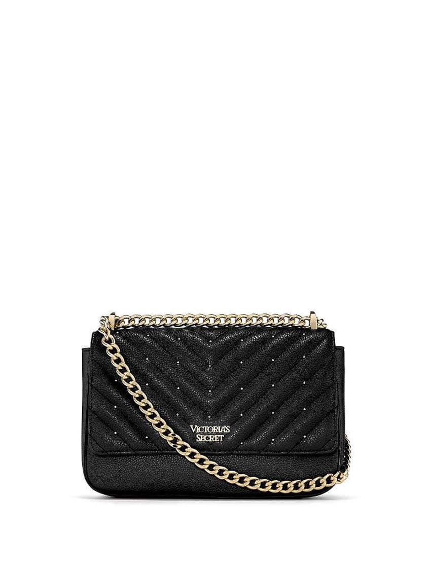 Moda Pebbled V-Quilt Small Bond Street Shoulder Bag

