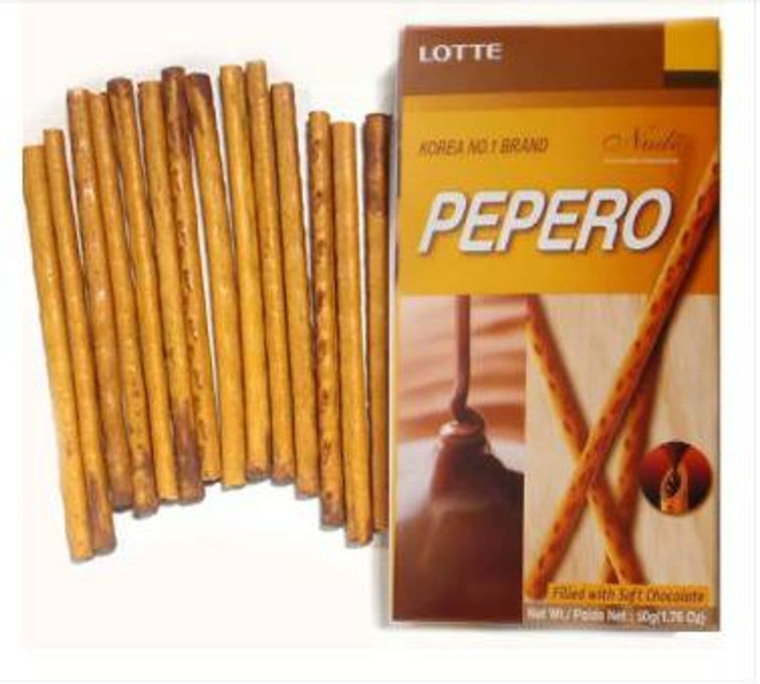 Producto Lotte Pepero Nude Palitos Biscoito Recheio Chocolate