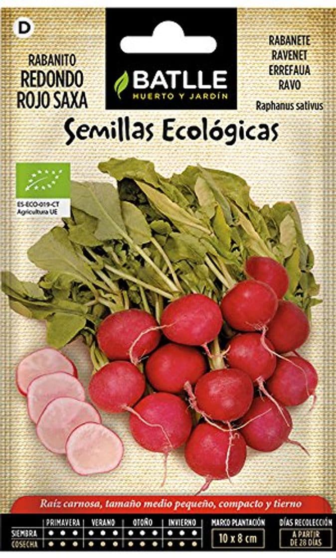 Product Semillas Ecológicas Hortícolas