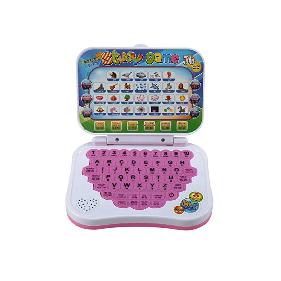 Producto SOULONG Computadora Portátil Juego para niños Aprendizaje bilingüe Computadora pedagógica