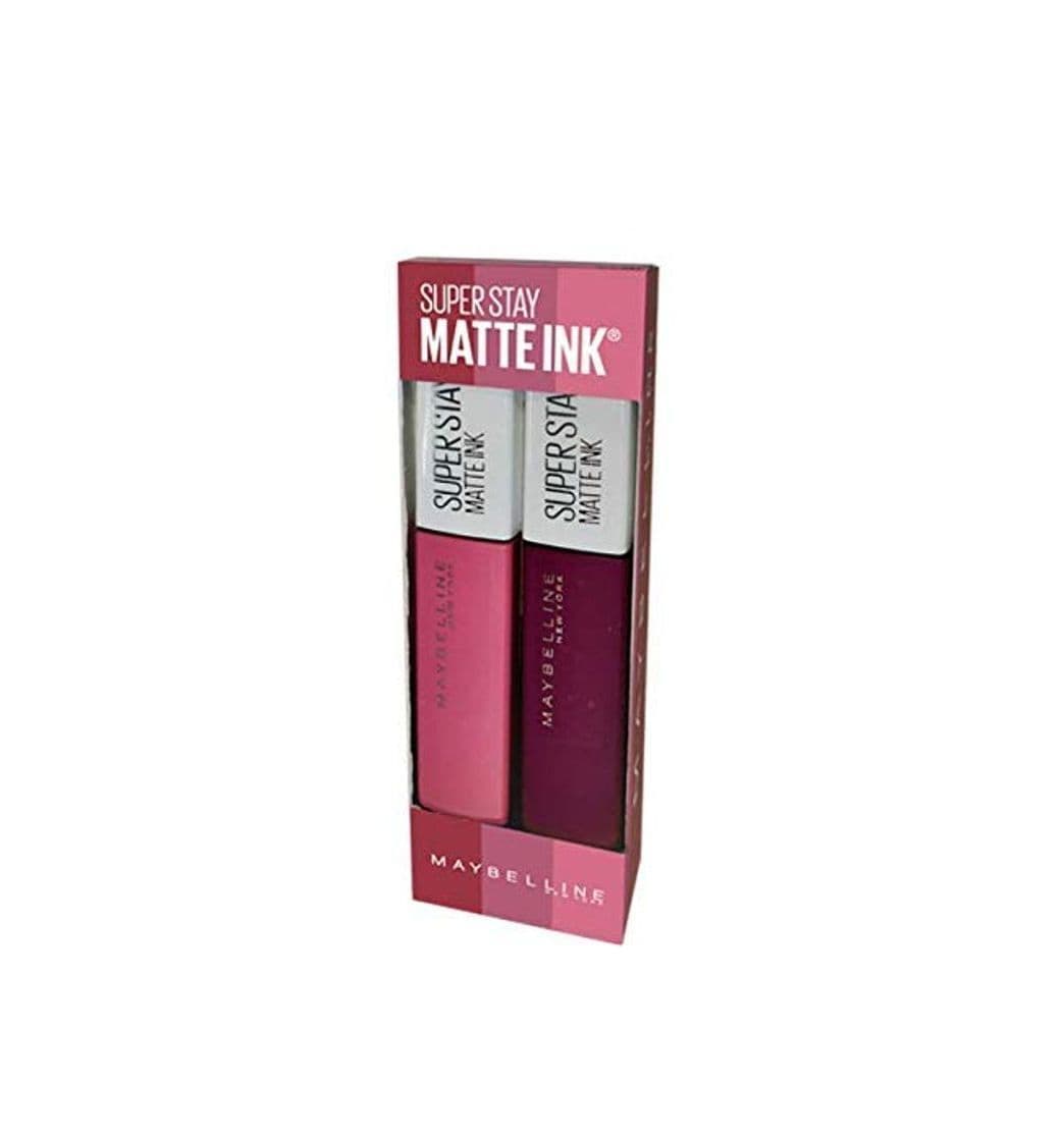 Belleza Maybelline New York - Pack de 2 Barras de Labios Superstay 24H,