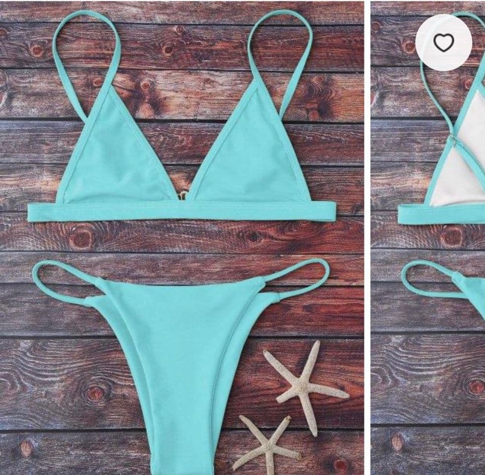 Moda Bikini azul Zaful