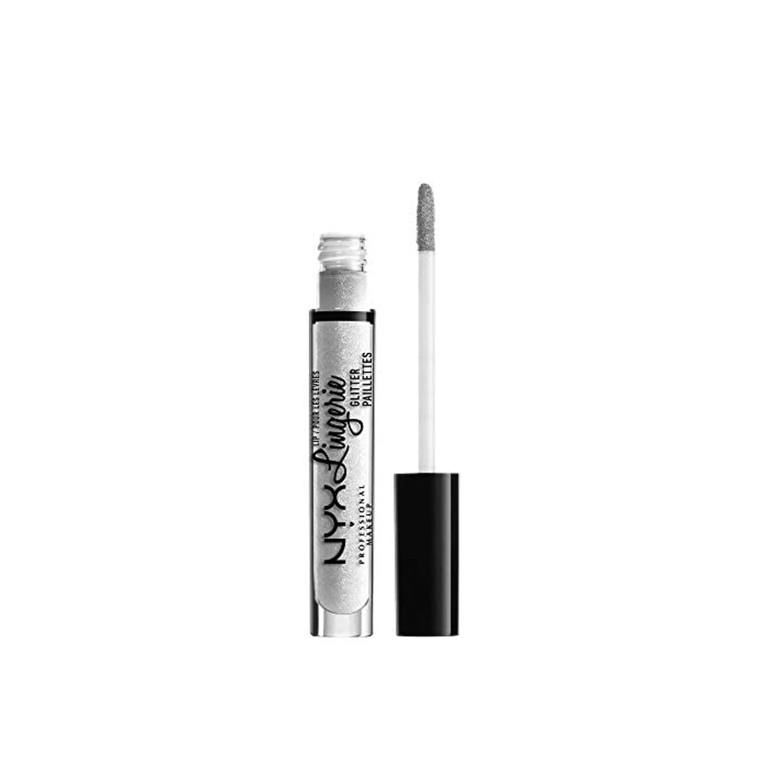 Belleza NYX PROFESSIONAL MAKEUP pintalabios líquido brillante Lip Lingerie Glitter Tono 1 Clear