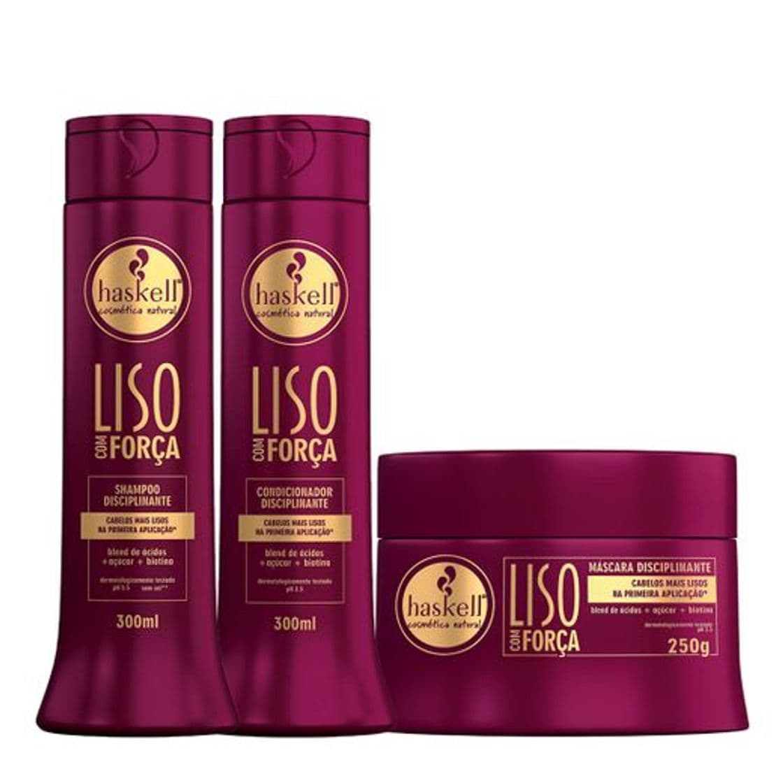 Product Kit Haskel Liso com Força 