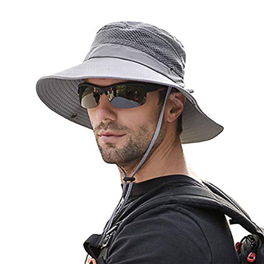 Product SIYWINA Hombres Sombrero de Pescador Verano Protección UV Sombreros de al Aire Libre