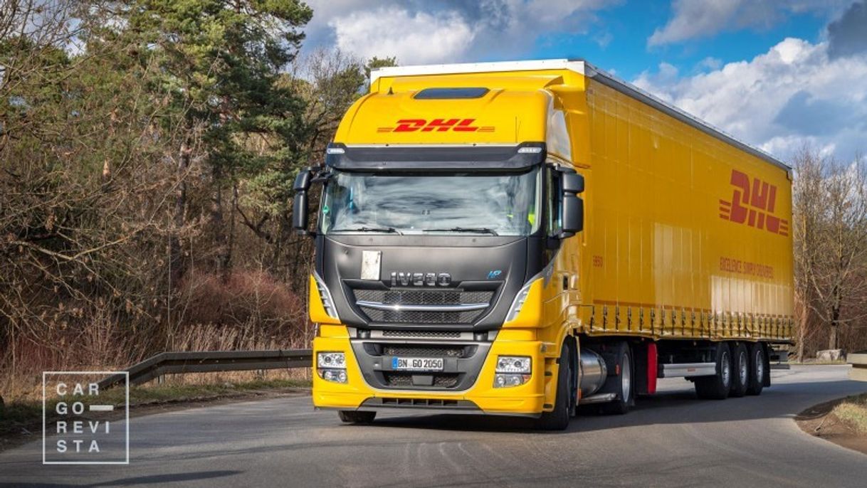 Fashion DHL Freight conduz primeiro camião a GNL com mega-reboque na ...