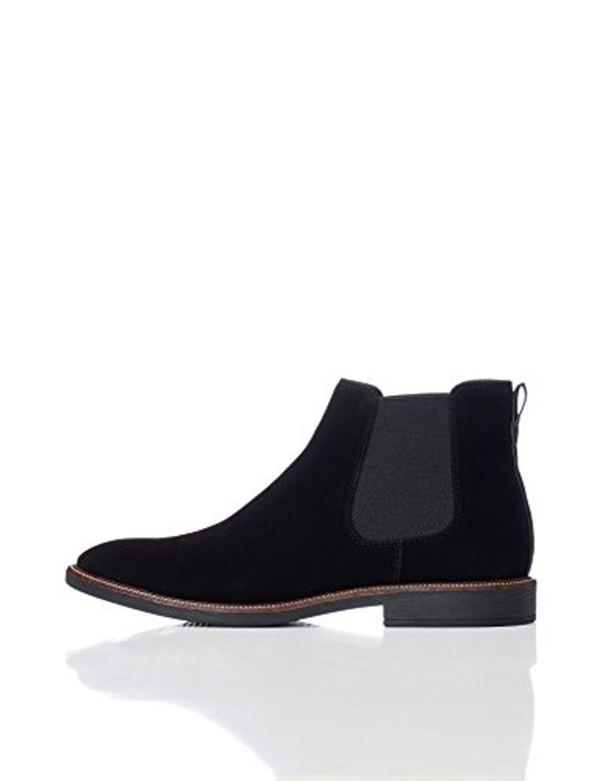 Lugar find. Botines Chelsea para Hombre, Negro