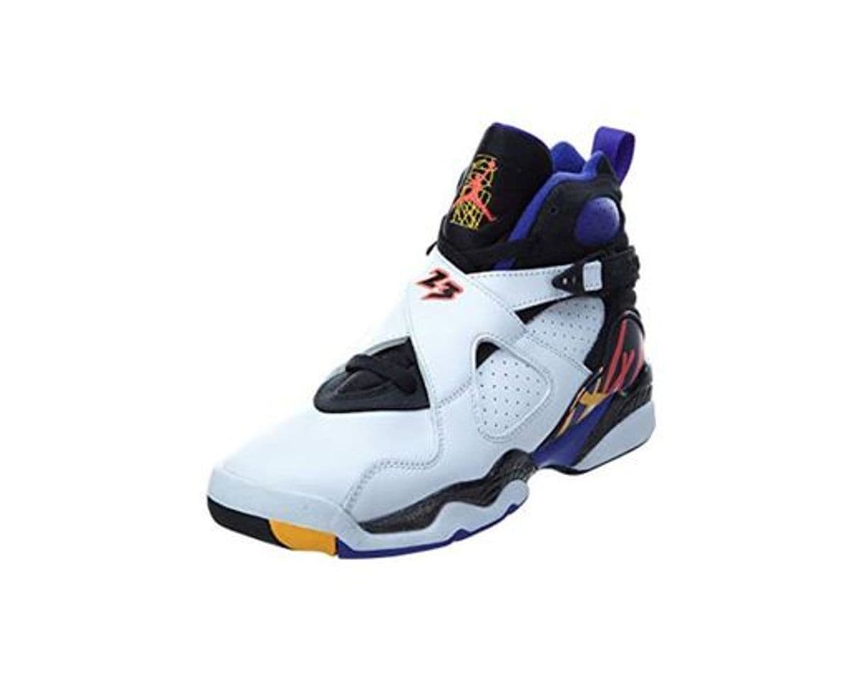 Producto Nike Air Jordan 8 Retro BG, Zapatillas de Deporte para Niños, Blanco/Negro/Azul