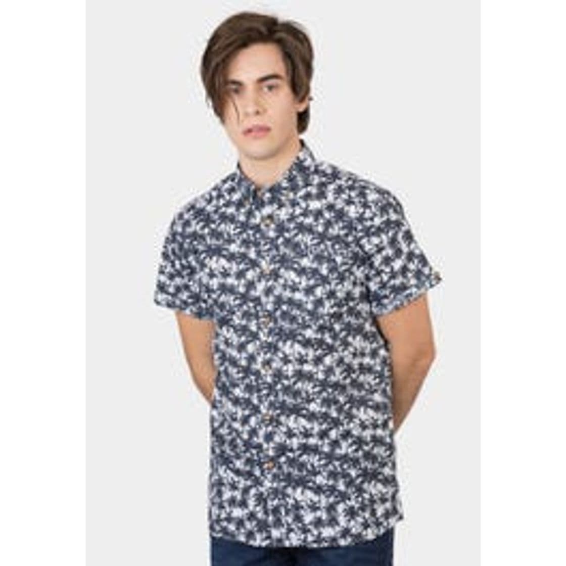 Fashion Camisa Flamé Slim Fit Estampada