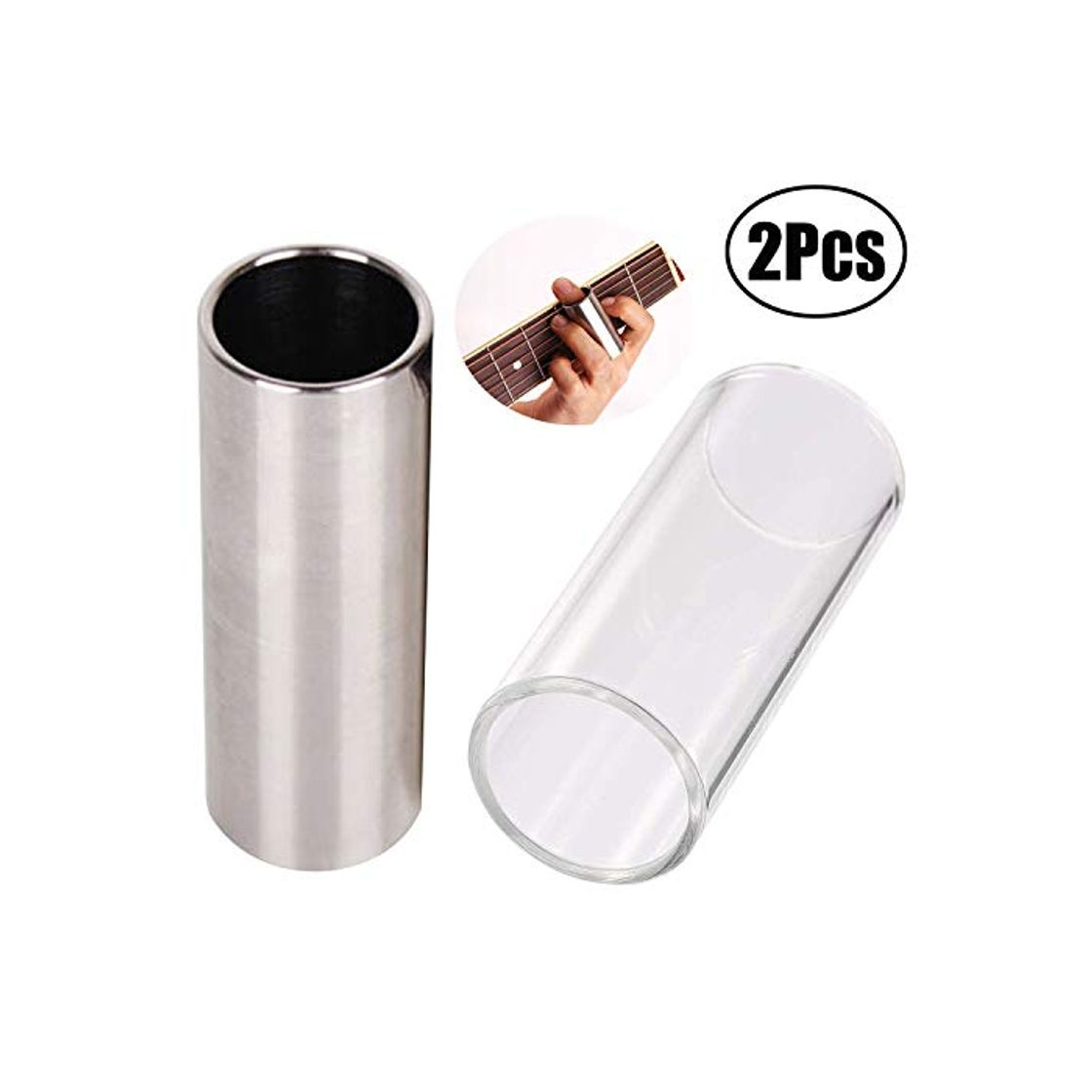 Producto JZZJ 2 Piezas Slide de Cristal y Slide de Acero Inoxidable en