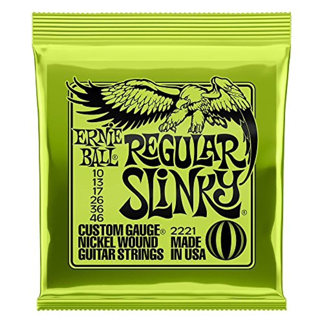 Electrónica Ernie Ball Slinky 2221 - Juego de cuerdas para guitarra eléctrica