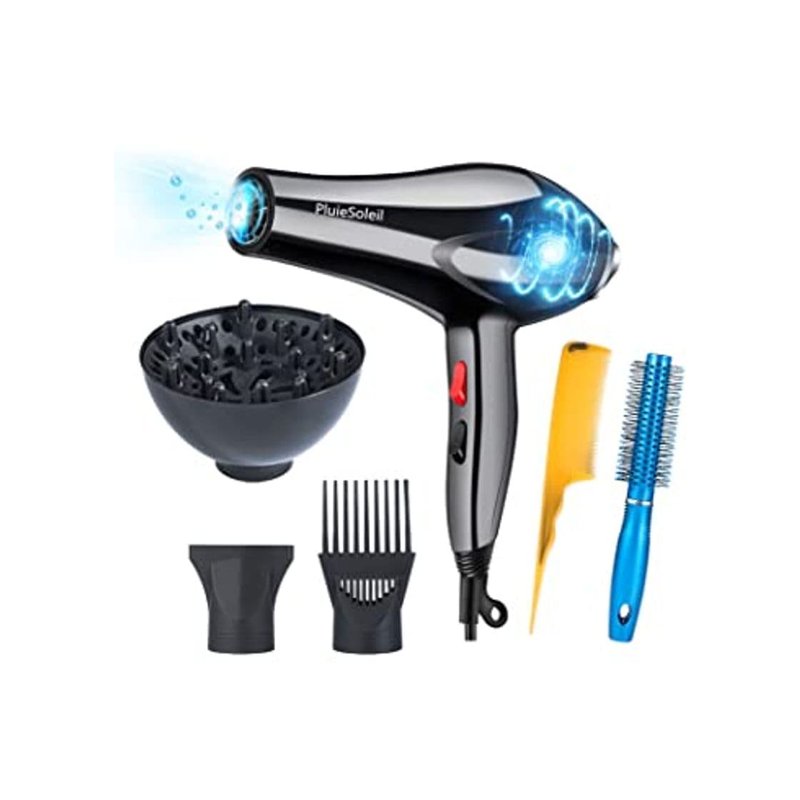 Product Wenmw Secador de Pelo Profesional 2300W, Motor de CA secador de Pelo