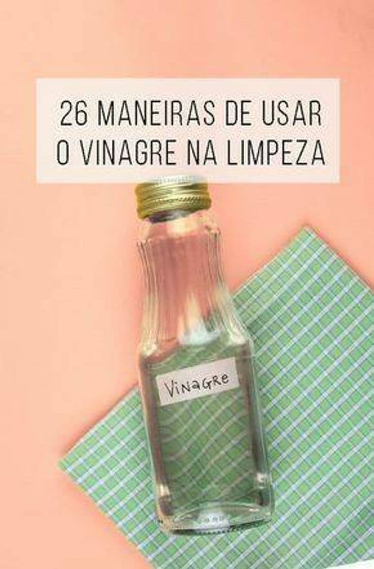 Fashion Vinagre na limpeza doméstica