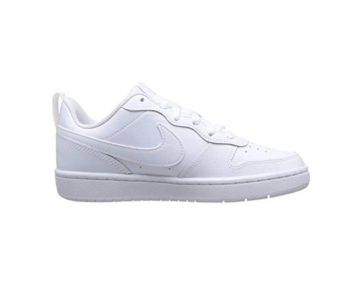 Moda Nike Court Borough Low 2, Zapatillas de Baloncesto para Niños, Blanco