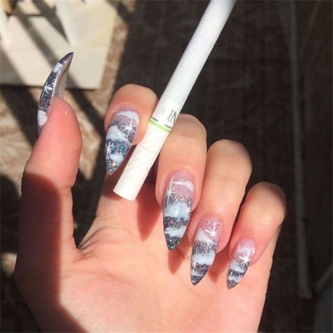 Fashion Uñas de nubes ☁️ 