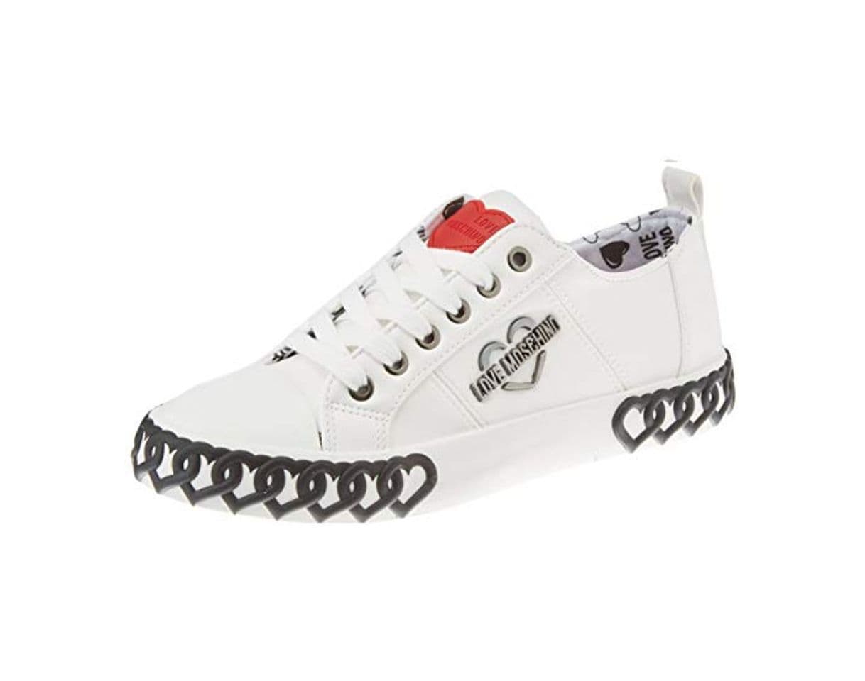 Producto Love Moschino Ja1524, Zapatillas de Gimnasia para Mujer, Blanco