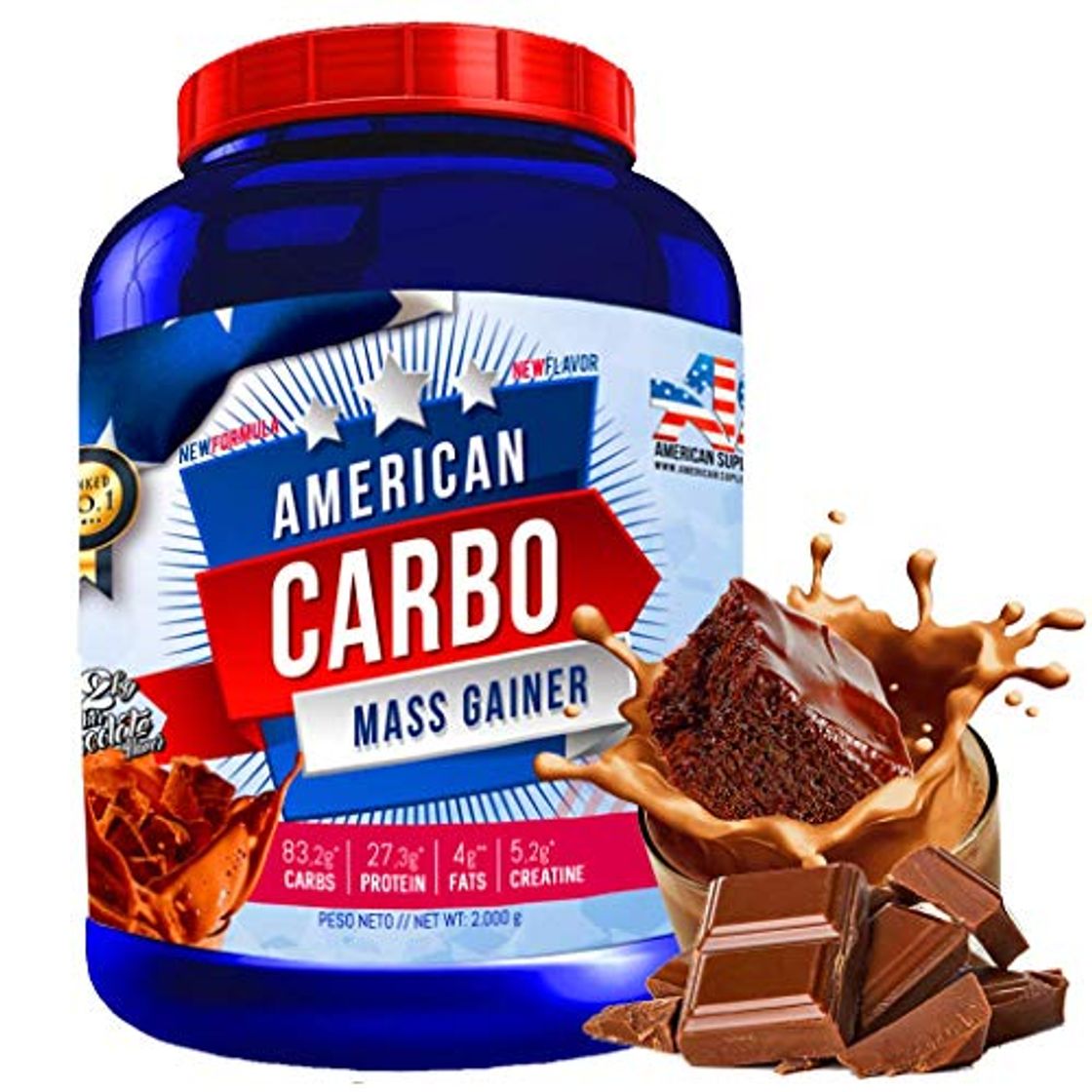 Producto American Suplement Carbo - carbohidrato - subidor de peso 2kg