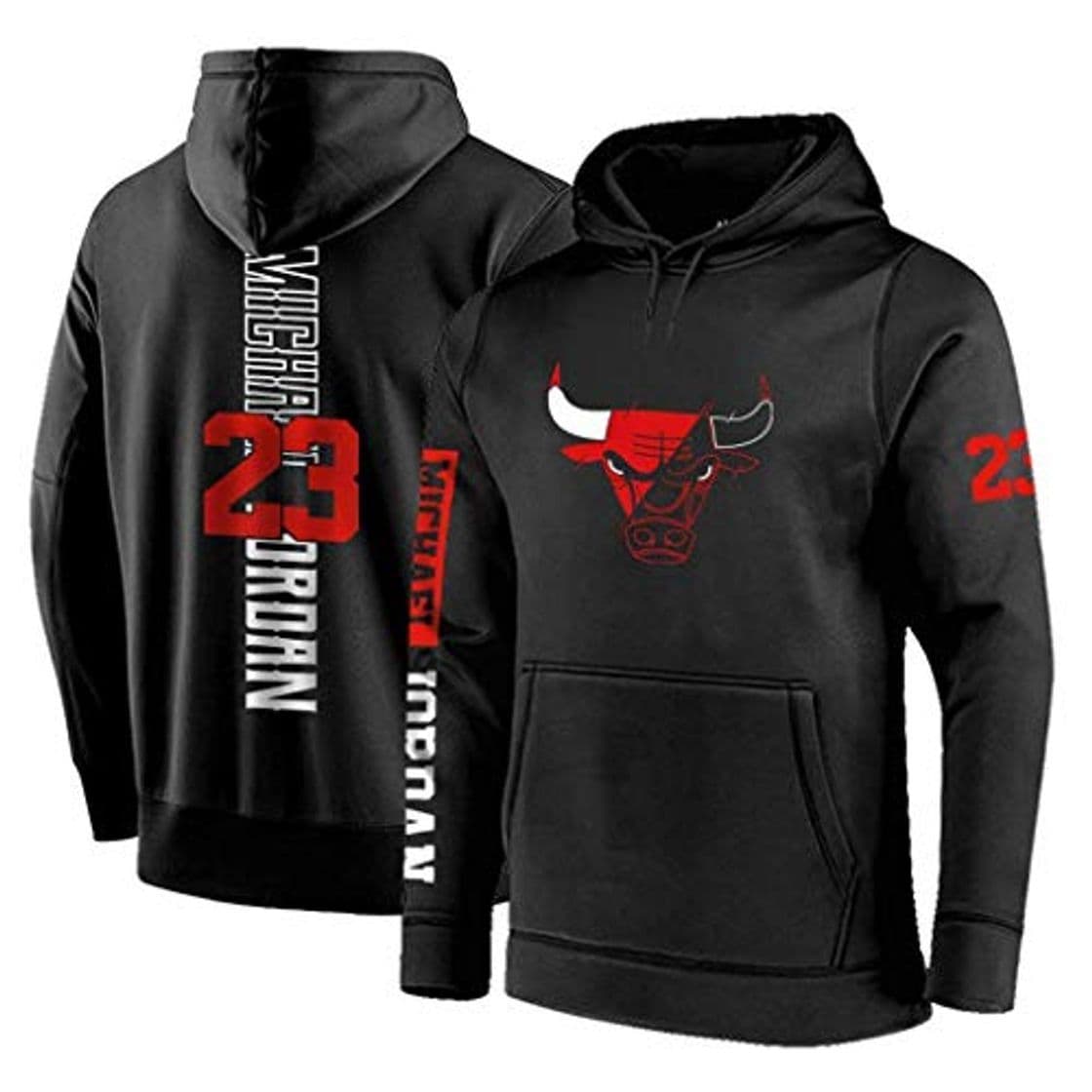 Product FMSports Hombres Sudadera con Capucha - NBA Chicago Bulls # 23 Michael